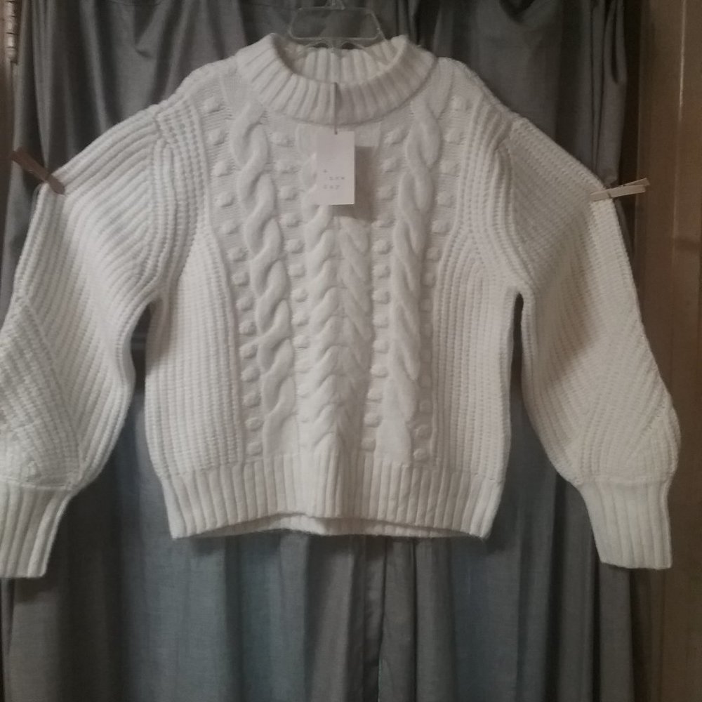 White chunky/oversized sweater women's small